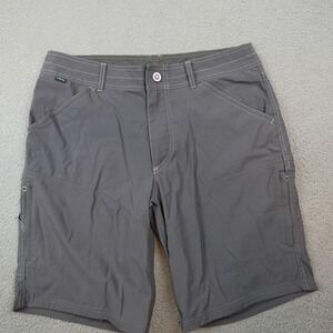 Kuhl Renegade Shorts Mens 34 Gray Outdoor Hiking Performance Stretch 5121